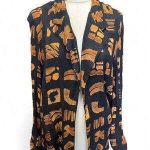 Ellen figg black and brown shirt